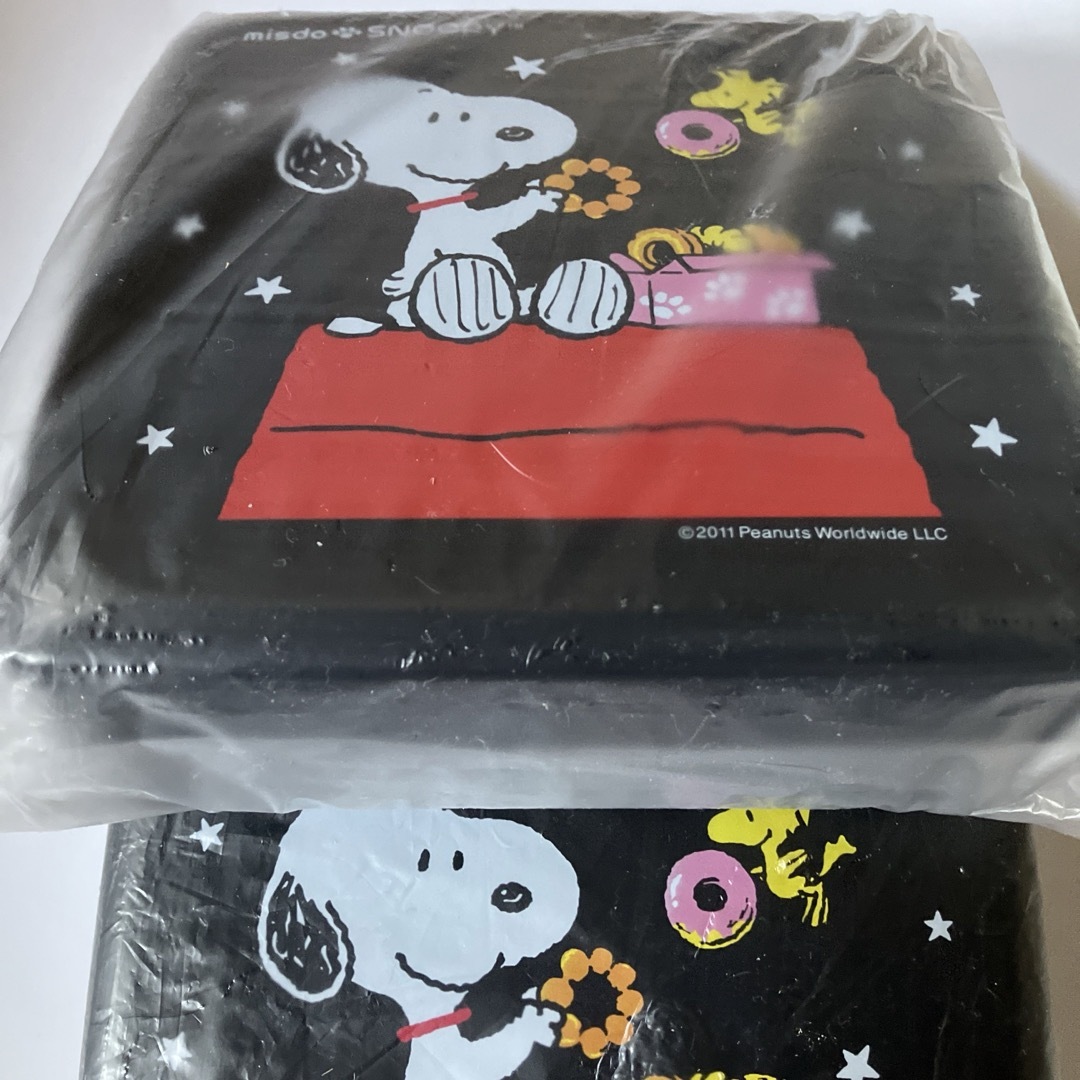 SNOOPY(スヌーピー)の2セット 新品 スヌーピー 2段お重箱 2段弁当箱 おせち料理などに 非売品 インテリア/住まい/日用品のキッチン/食器(弁当用品)の商品写真