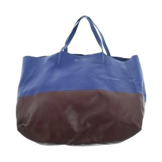 セリーヌ(celine)のCELINE セリーヌ トートバッグ - 青x茶 【古着】【中古】(トートバッグ)