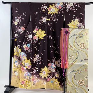 振袖 身丈160cm 裄丈67cm 正絹 美品 秀品 【中古】(着物)