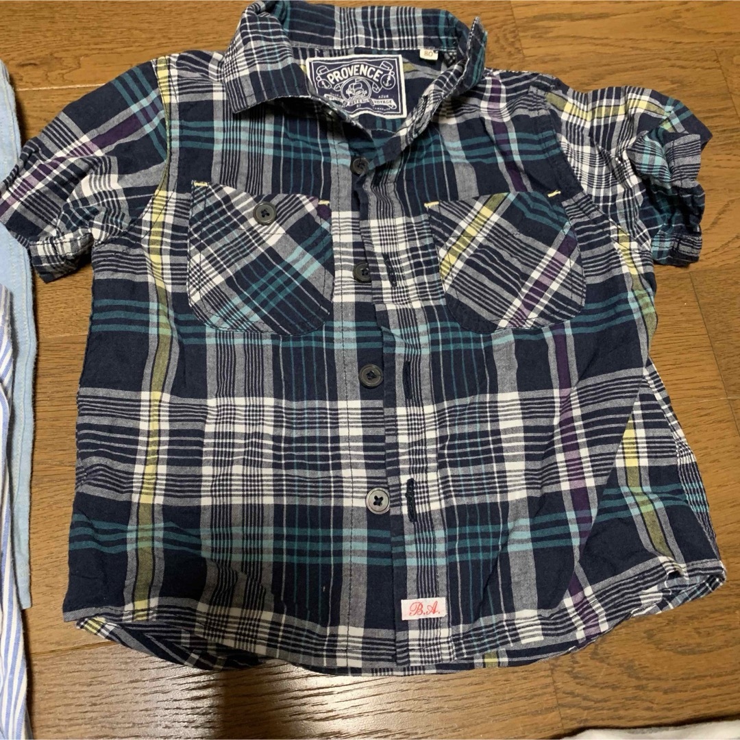 男の子 Tシャツ ハーフパンツ GAP ポロシャツ ユニクロ 西松屋 ８０サイズ キッズ/ベビー/マタニティのベビー服(~85cm)(シャツ/カットソー)の商品写真