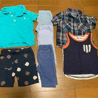 男の子 Tシャツ ハーフパンツ GAP ポロシャツ ユニクロ 西松屋 ８０サイズ(シャツ/カットソー)