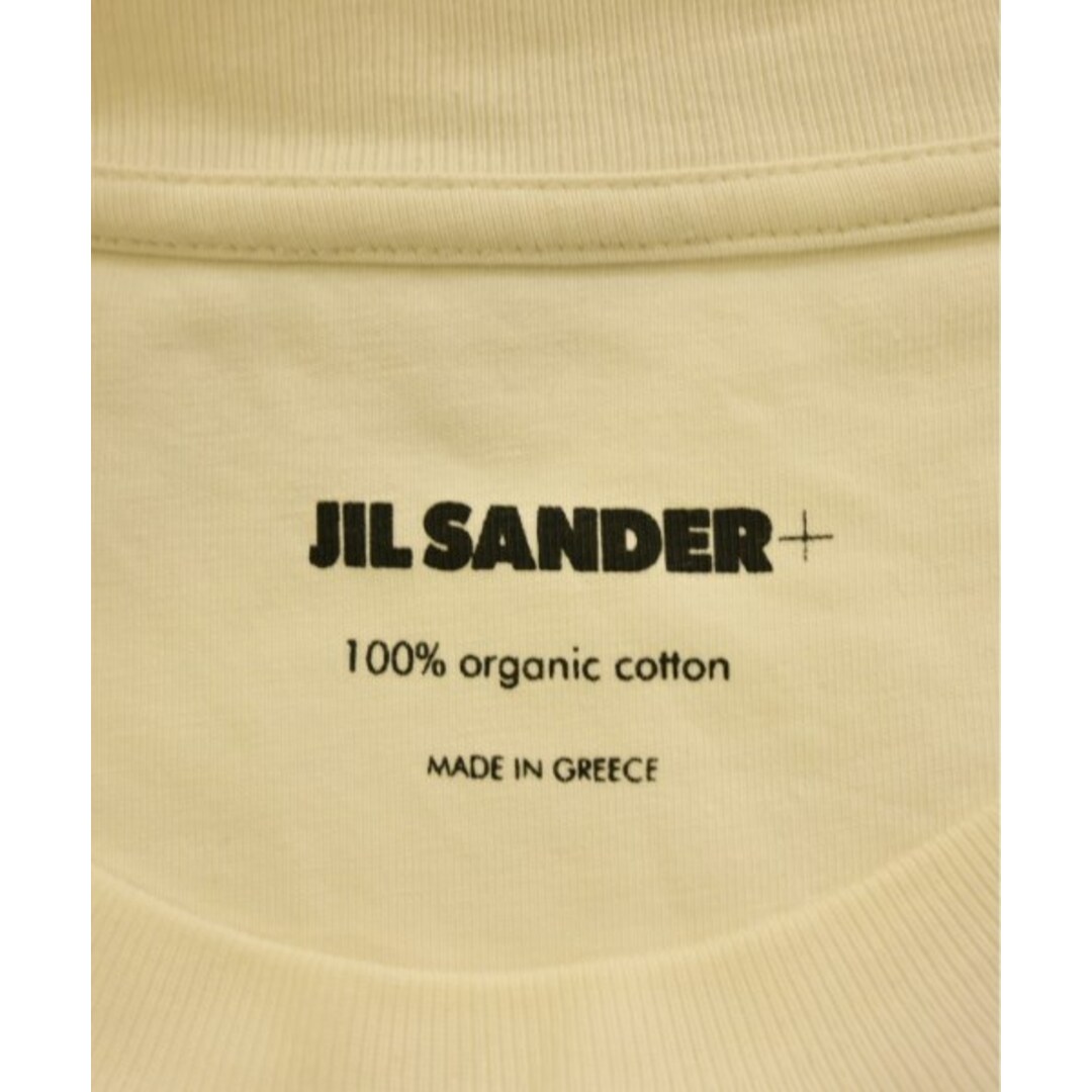 JIL SANDER + ジルサンダープラス Tシャツ・カットソー M 白 【古着】【中古】 メンズのトップス(Tシャツ/カットソー(半袖/袖なし))の商品写真