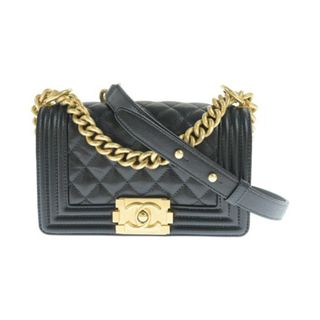 シャネル(CHANEL)のCHANEL シャネル ショルダーバッグ - 黒 【古着】【中古】(ショルダーバッグ)