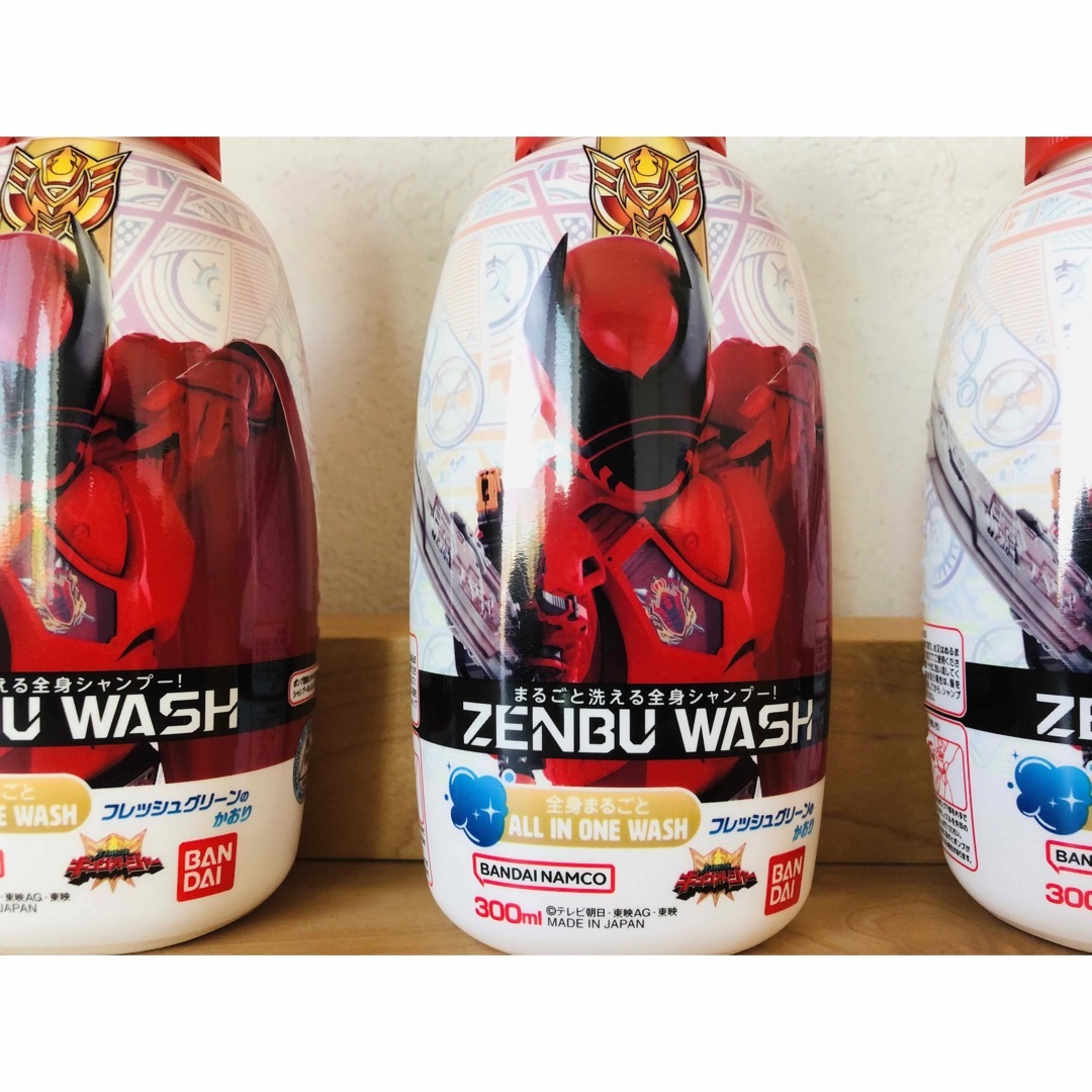 バンダイ BANDAI キングオージャー ZENBUWASH 全身シャンプー コスメ/美容のヘアケア/スタイリング(シャンプー)の商品写真