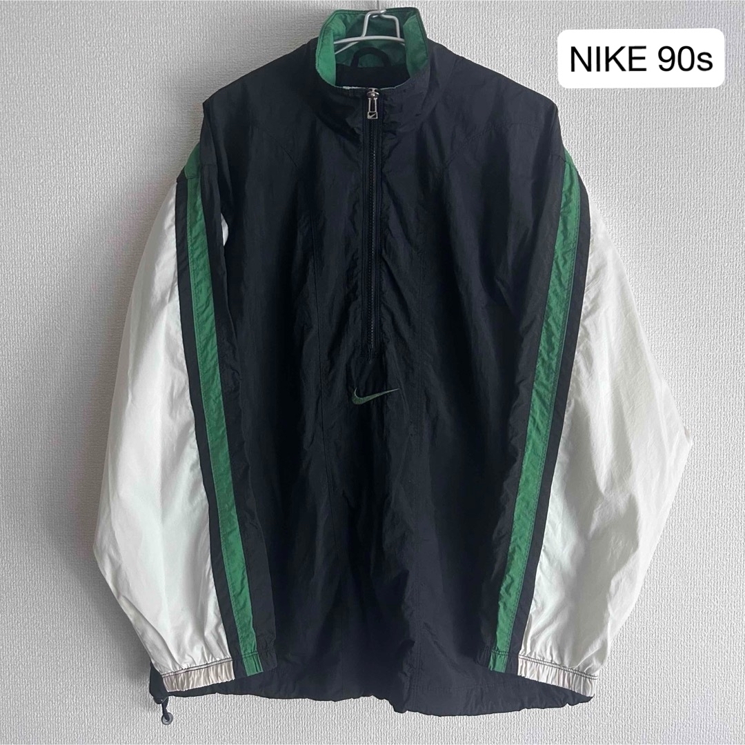 NIKE(ナイキ)のNIKE 90s ナイロンジャケット 銀タグ ハーフジップ メンズのジャケット/アウター(ナイロンジャケット)の商品写真