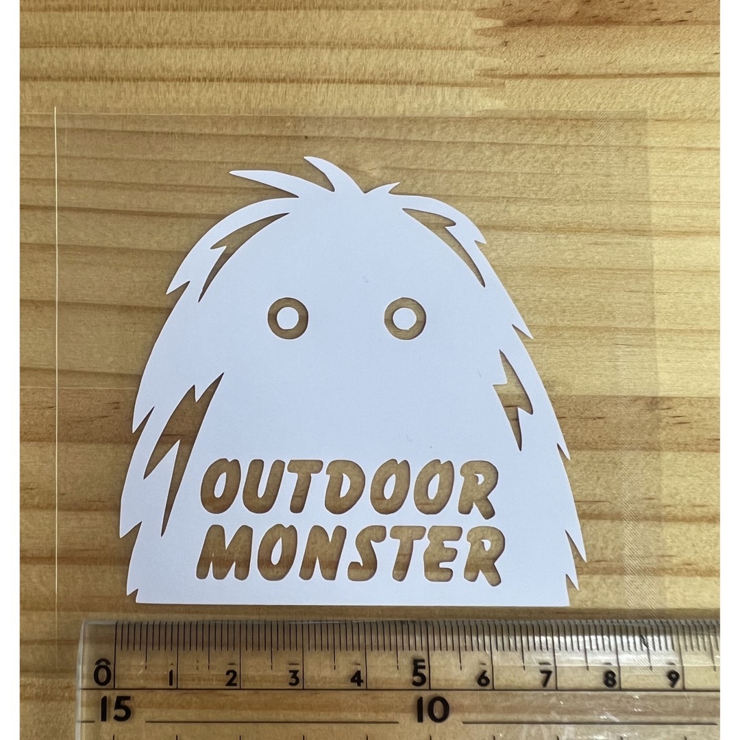 OUTDOOR MONSTER ステッカー スポーツ/アウトドアのアウトドア(その他)の商品写真