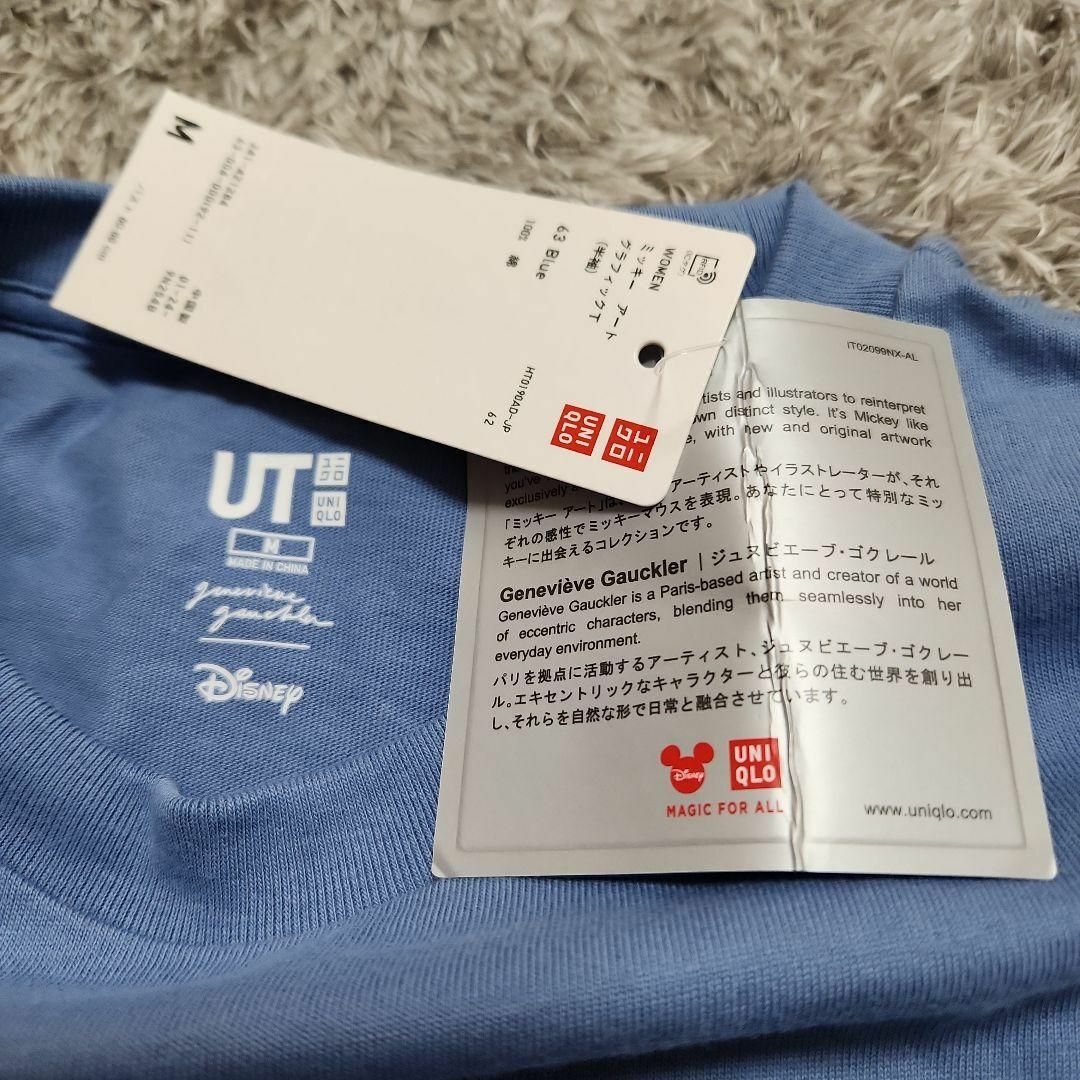 UNIQLO(ユニクロ)の新品　ユニクロ　ディズニー　コラボTシャツ　ミッキーアートグラフィックTシャツ レディースのトップス(Tシャツ(半袖/袖なし))の商品写真