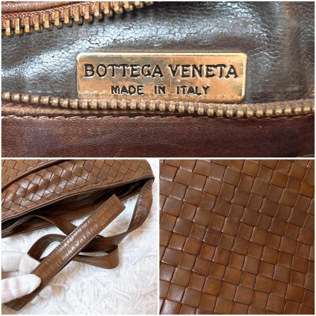 Bottega Veneta(ボッテガヴェネタ)の☆BOTTEGA VENETA ショルダーバッグ イントレチャート ブラウン レディースのバッグ(ショルダーバッグ)の商品写真