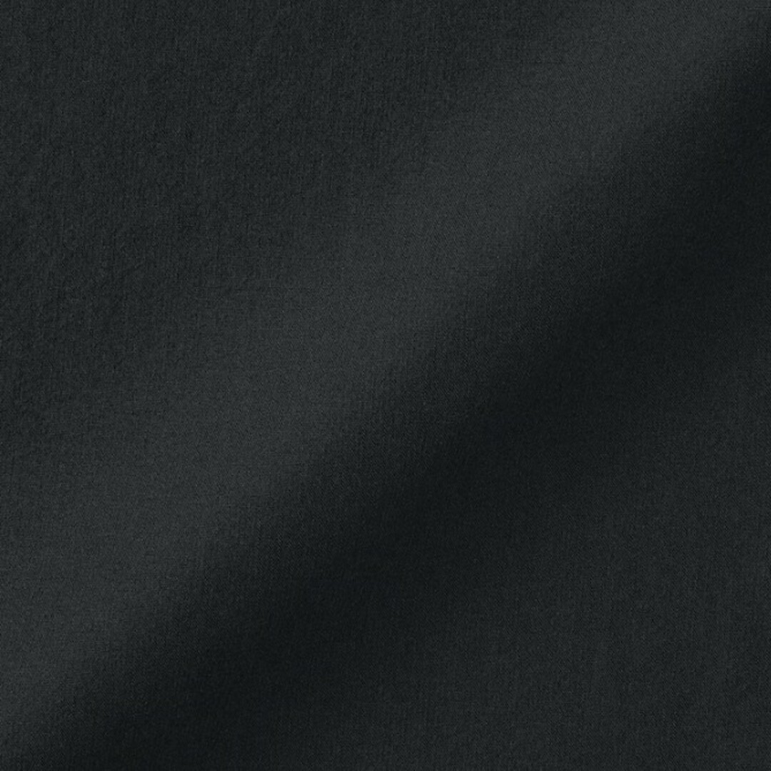 MUJI (無印良品)(ムジルシリョウヒン)の無印良品　MUJI　涼感ブロードレギュラーカラー半袖シャツ　婦人　黒　XL レディースのトップス(シャツ/ブラウス(半袖/袖なし))の商品写真
