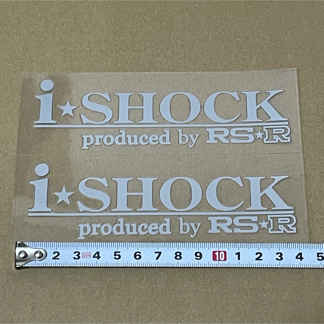 RS☆R iShock ステッカー　2枚セット 自動車/バイクの自動車(車外アクセサリ)の商品写真