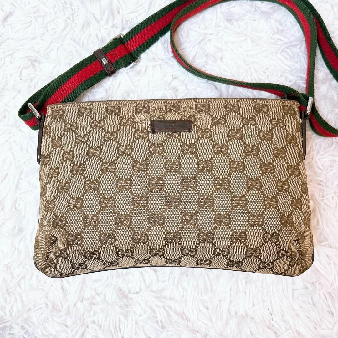 Gucci(グッチ)の☆GUCCI GGキャンバス ショルダーバッグ トートバッグ 189749 レディースのバッグ(ショルダーバッグ)の商品写真