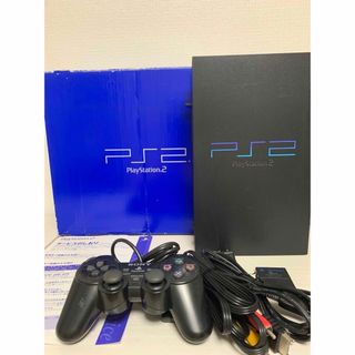 プレイステーション2(PlayStation2)のSONY PS2 プレステ2 プレイステーション2 SCPH-10000 黒(家庭用ゲーム機本体)