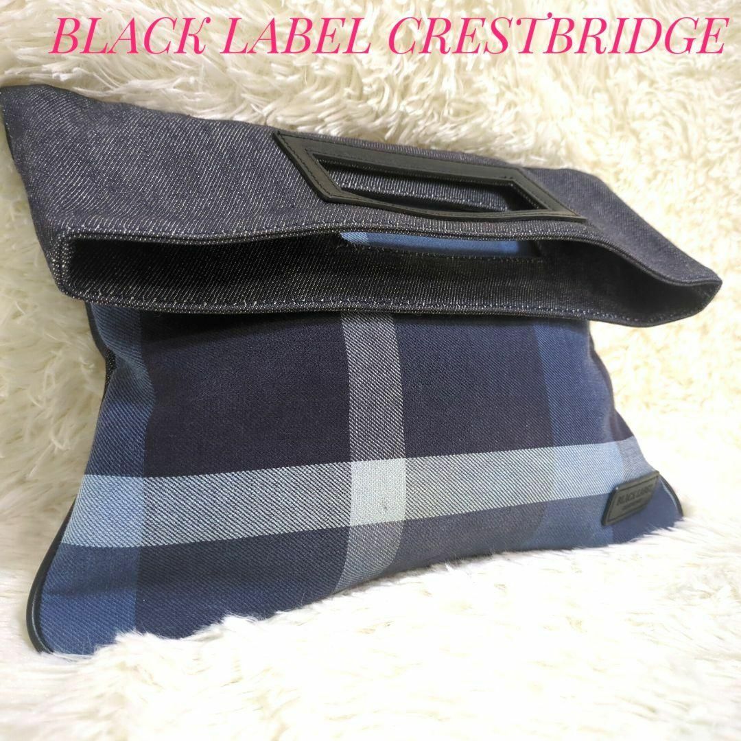 BLACK LABEL CRESTBRIDGE(ブラックレーベルクレストブリッジ)の✨美品✨　ブラックレーベルクレストブリッジ　2way　トート　クラッチバッグ メンズのバッグ(トートバッグ)の商品写真