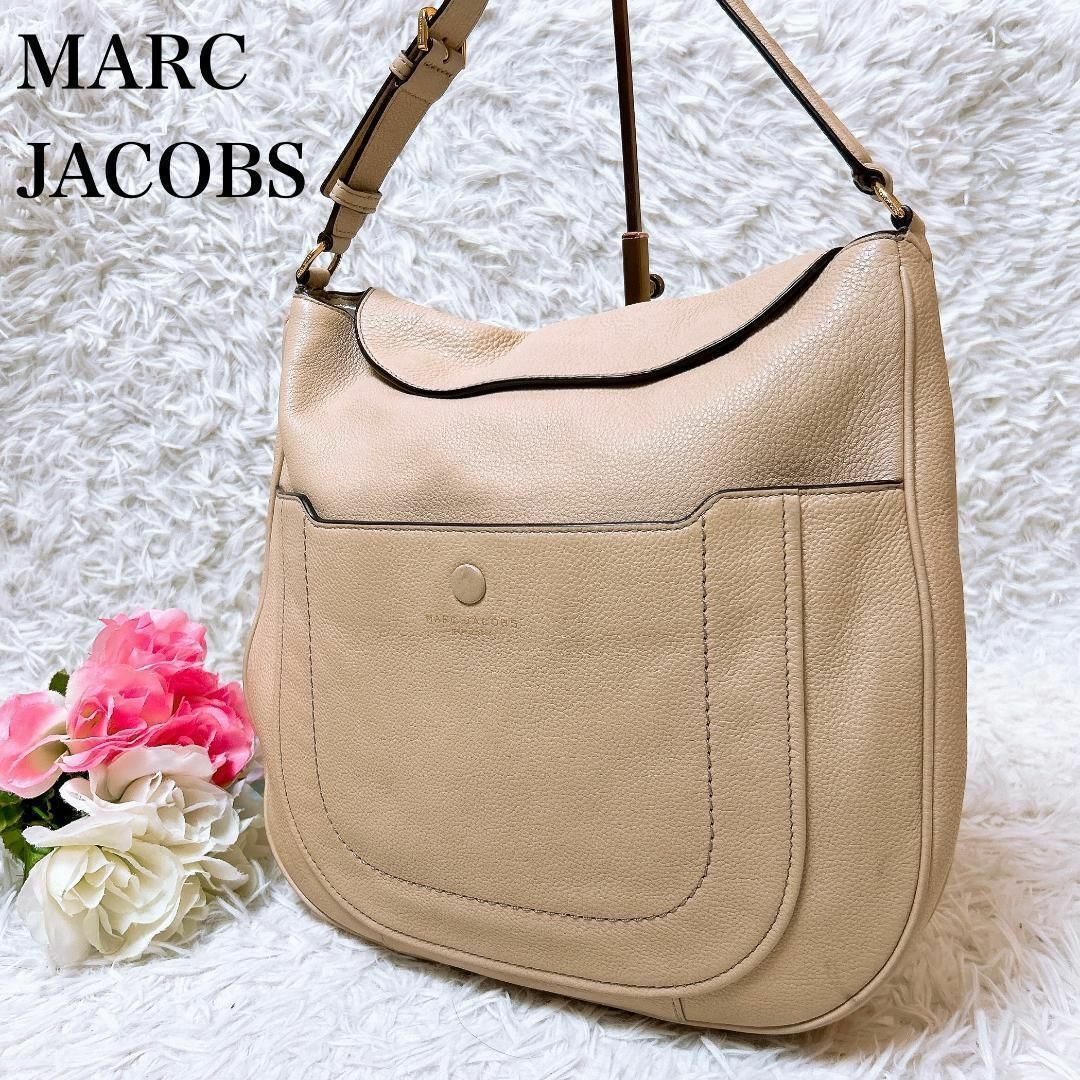 MARC JACOBS(マークジェイコブス)の■MARC JACOBS レザー ショルダーバッグ ベージュ レディースのバッグ(ショルダーバッグ)の商品写真