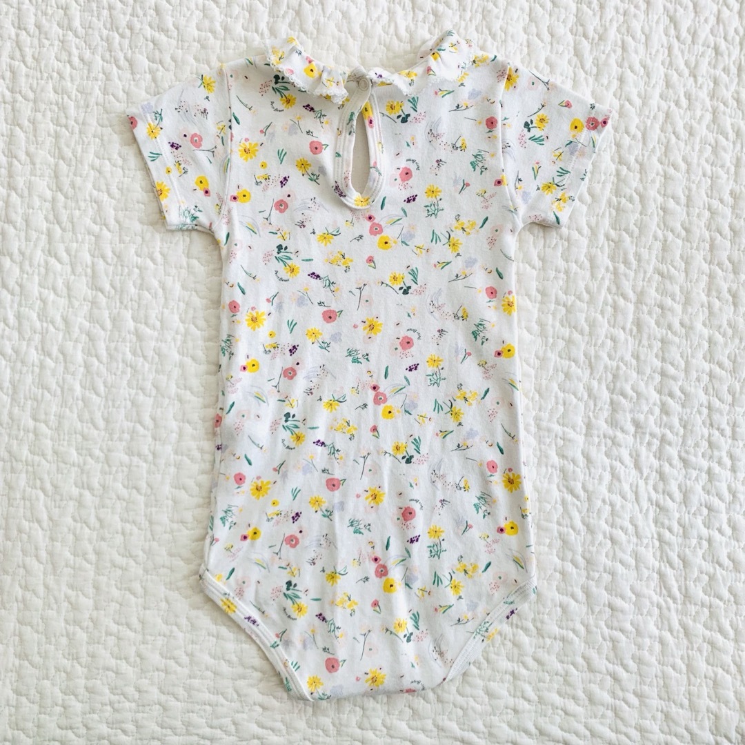 PETIT BATEAU(プチバトー)のプチバトー　半袖ボディ　3枚セット　24m 36m キッズ/ベビー/マタニティのキッズ服女の子用(90cm~)(下着)の商品写真