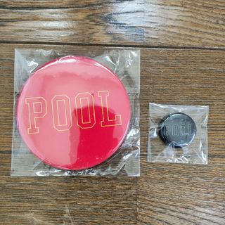 未開封the pool Aoyama缶バッチ2個セット