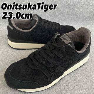 オニツカタイガー(Onitsuka Tiger)の0196良品【オニツカタイガー】タイガーアリー23cm ブラック スエード(スニーカー)