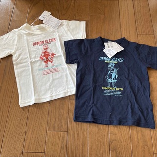 キメツノヤイバ(鬼滅の刃)の鬼滅の刃　煉獄杏寿郎　富岡義勇　Tシャツ　95 2枚セット(Tシャツ/カットソー)