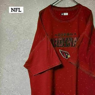 NFL Tシャツ 半袖 アメフト アリゾナ カーディナルス ゆるだぼ 2XL(Tシャツ/カットソー(半袖/袖なし))