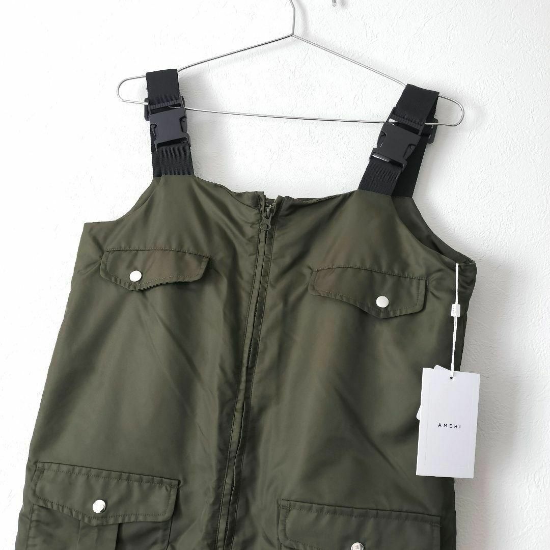 Ameri VINTAGE(アメリヴィンテージ)の✨新品タグ付✨AMERI MILITARY WORK I LINE DRESS レディースのワンピース(ロングワンピース/マキシワンピース)の商品写真