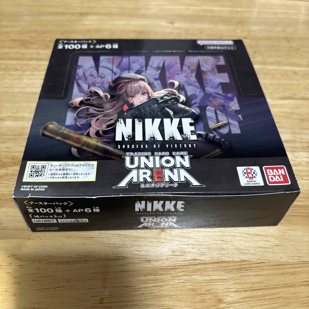 BANDAI(バンダイ)のUNION ARENA ブースターパック 勝利の女神：NIKKE エンタメ/ホビーのトレーディングカード(Box/デッキ/パック)の商品写真