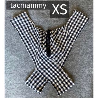 tacmamy - タックマミー　抱っこ紐　コットンリネン　XS 黒白　ギンガムチェック　綿麻