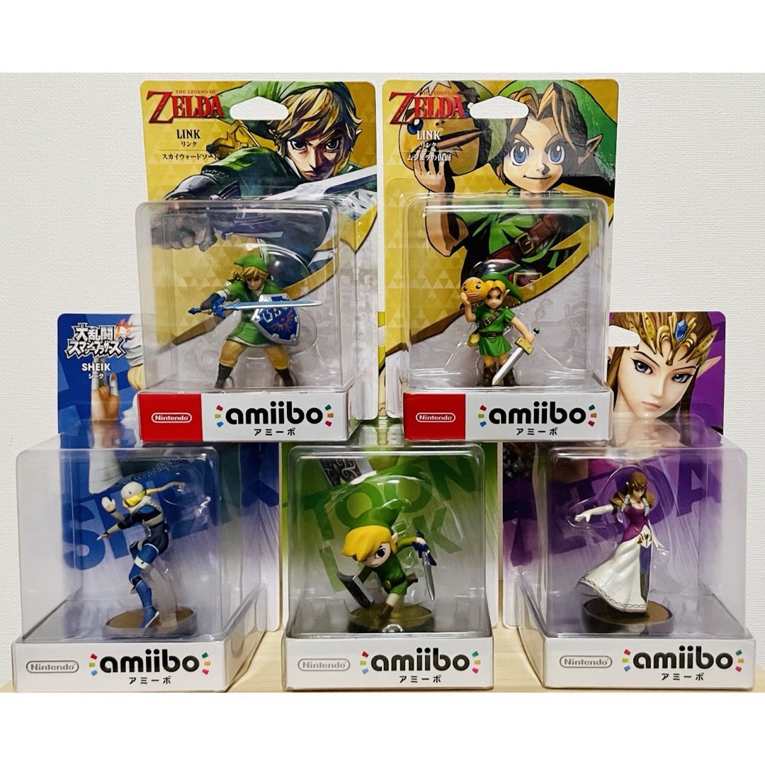 任天堂(ニンテンドウ)のamiibo ゼルダの伝説 リンク ゼルダ姫 シーク ボコブリン 6点 エンタメ/ホビーのフィギュア(アニメ/ゲーム)の商品写真