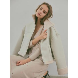 Verybrain - verybrain Eco Mouton Jacketの通販 by まぁ's shop Verybrain - verybrain Eco Mouton Jacketの通販 by まぁ's shop
