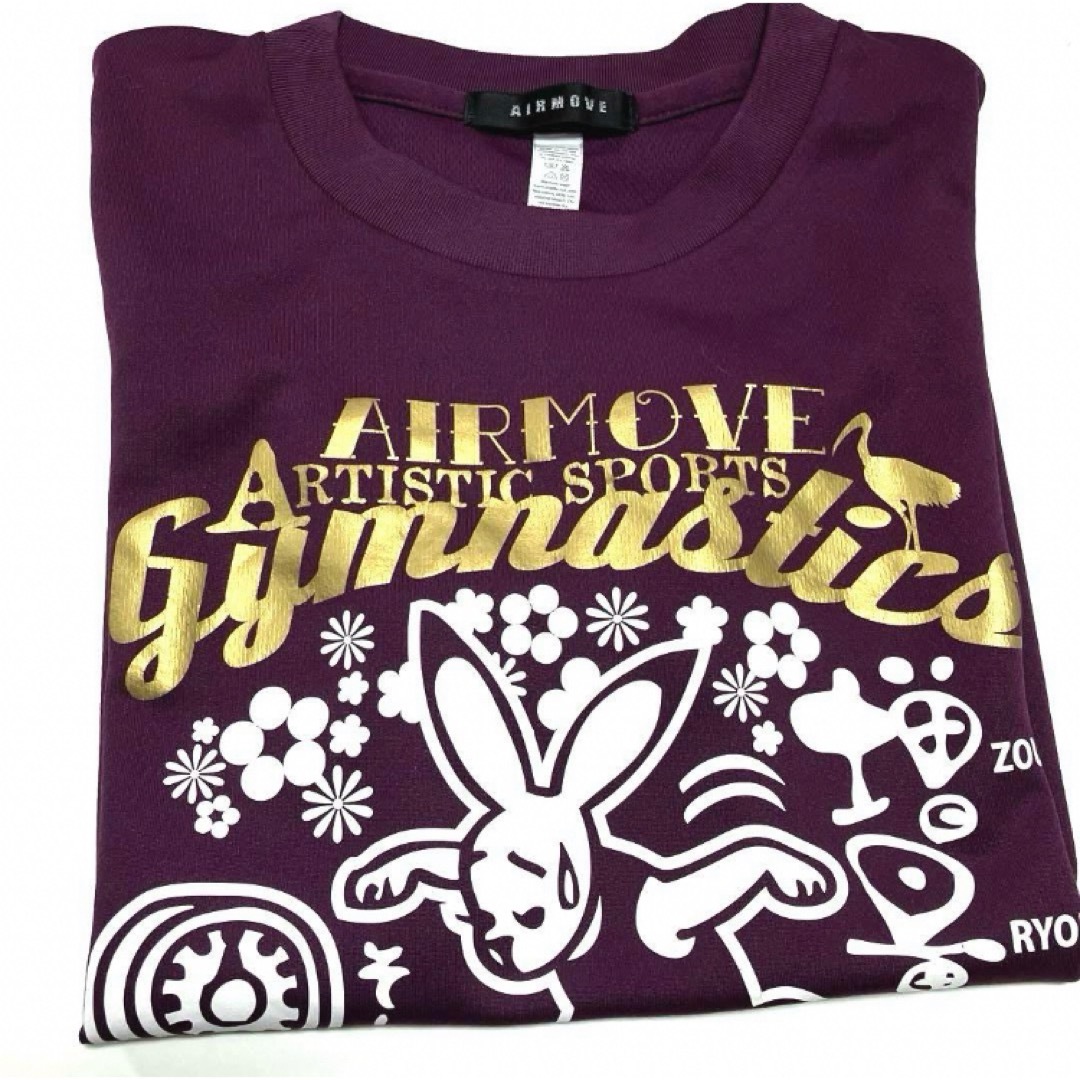 エアムーブ　AIRMOVE  gymnastics  体操 Tシャツ　2着セット スポーツ/アウトドアのスポーツ/アウトドア その他(その他)の商品写真