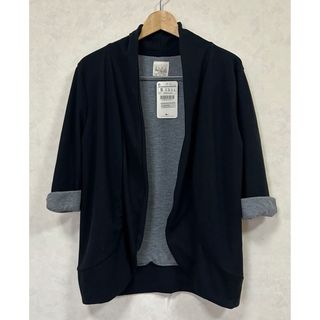 ザラ(ZARA)の新品 ZARA ザラ レディース 七分袖トラファルックカーディガン ブラック S(カーディガン)