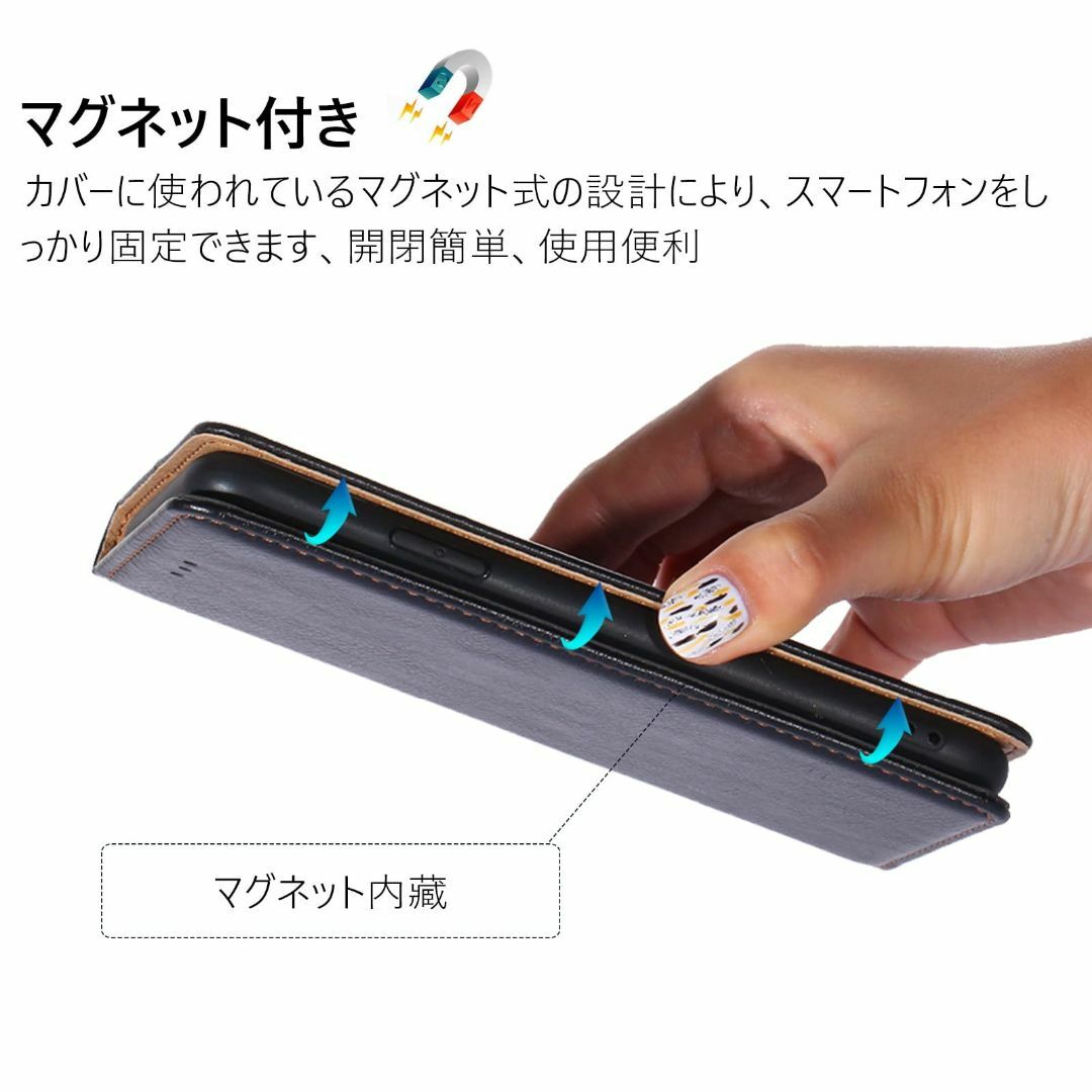 【数量限定】KWATUNG aquos wish ケース 手帳型 AQUOS w スマホ/家電/カメラのスマホアクセサリー(その他)の商品写真