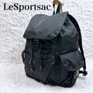 レスポートサック(LeSportsac)の■LESPORTSAC レスポートサック ナイロンリュック ブラック(リュック/バックパック)