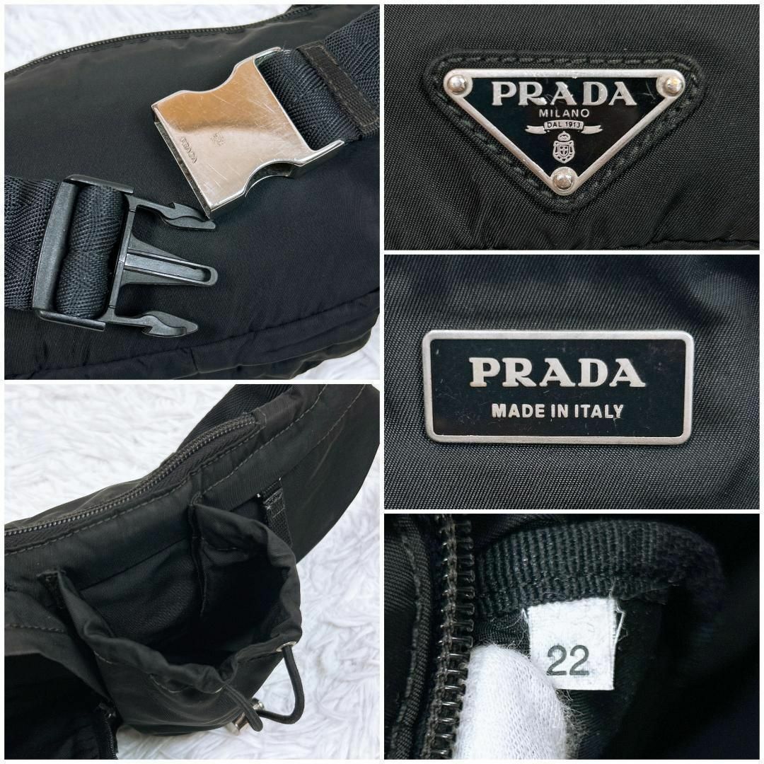 PRADA(プラダ)の☆PRADA ボディバッグ ウエストポーチ テスートナイロン ポコノ 三角ロゴ レディースのバッグ(ボディバッグ/ウエストポーチ)の商品写真