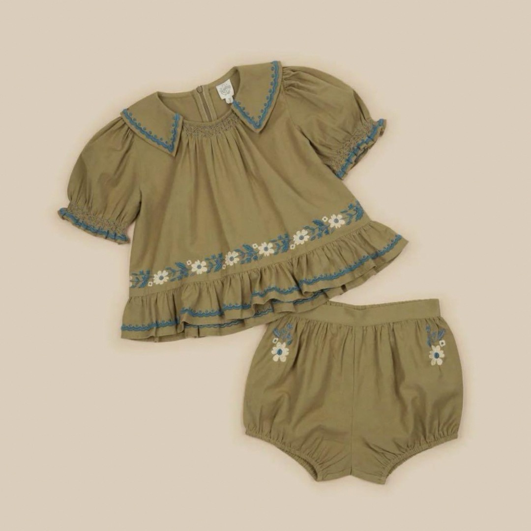 Caramel baby&child (キャラメルベビー&チャイルド)のapolina セットアップ 3-5y キッズ/ベビー/マタニティのキッズ服女の子用(90cm~)(ブラウス)の商品写真