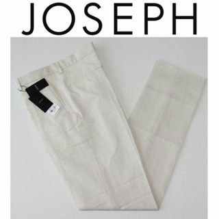 ジョゼフ(JOSEPH)の新品【ジョセフ】JACK 麻混 ストライプ夏パンツ スラックス 48(w85)(スラックス)