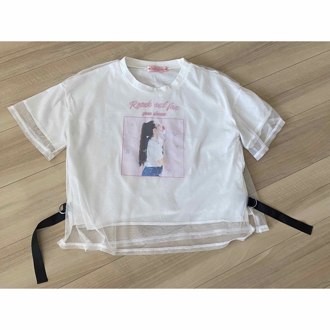 Avail(アベイル)のアベイル　Tシャツ　3枚 キッズ/ベビー/マタニティのキッズ服女の子用(90cm~)(Tシャツ/カットソー)の商品写真