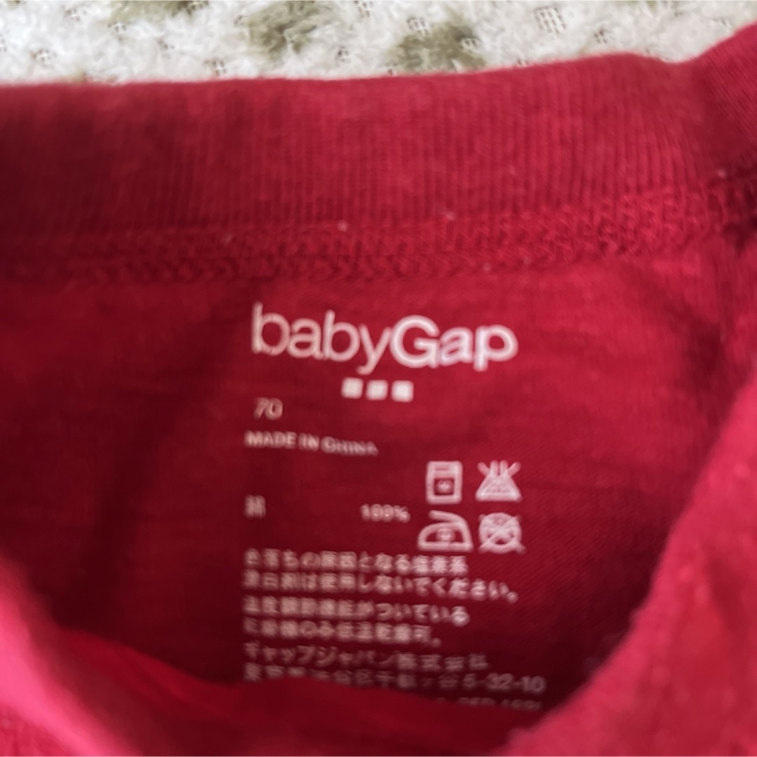 babyGAP(ベビーギャップ)のbabygap70ロンパース キッズ/ベビー/マタニティのベビー服(~85cm)(ロンパース)の商品写真