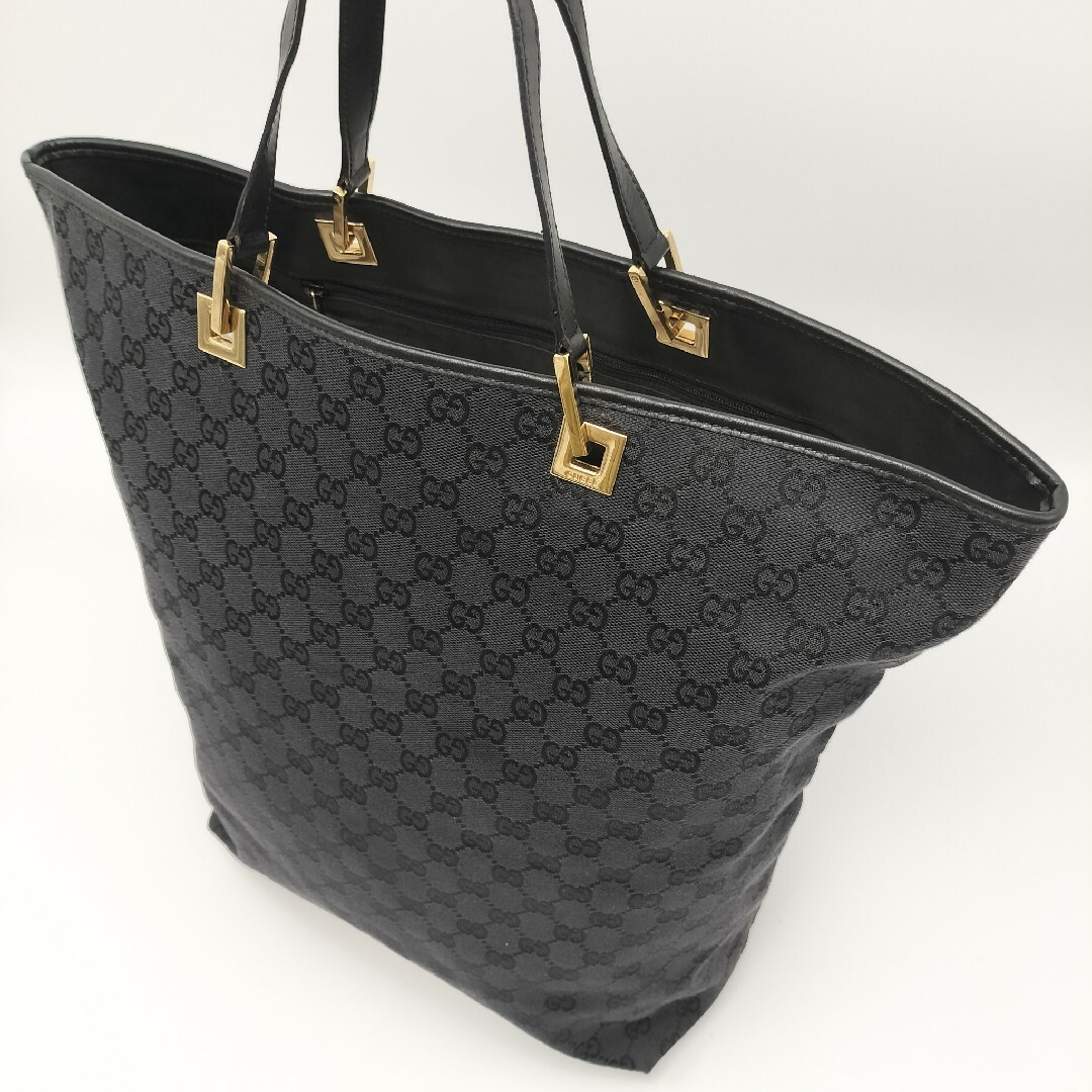 Gucci(グッチ)の極美品✨グッチ　トートバッグ　ブラック　黒 レディースのバッグ(トートバッグ)の商品写真