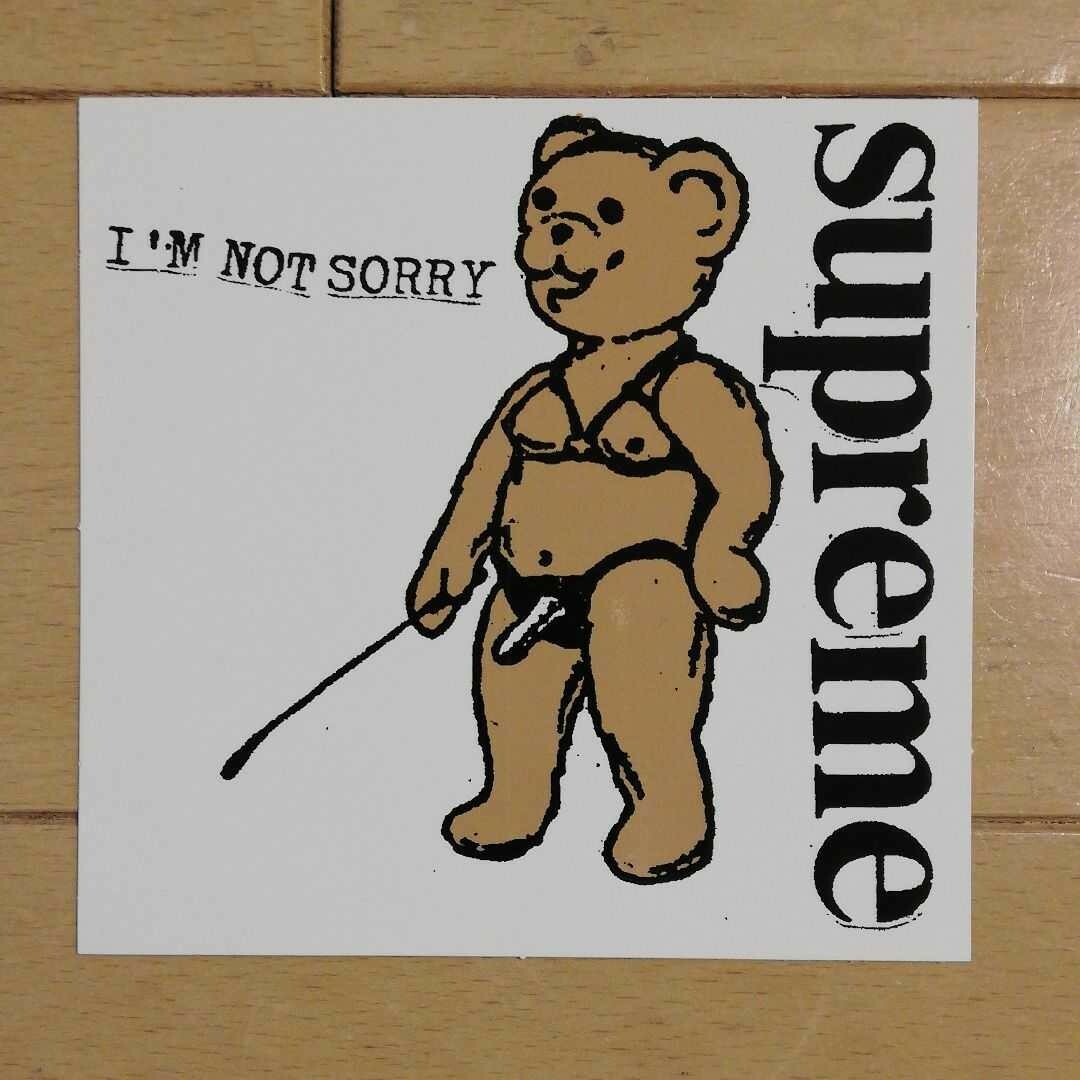 Supreme(シュプリーム)のSUPREME I'M NOT SORRY STICKER メンズのファッション小物(その他)の商品写真