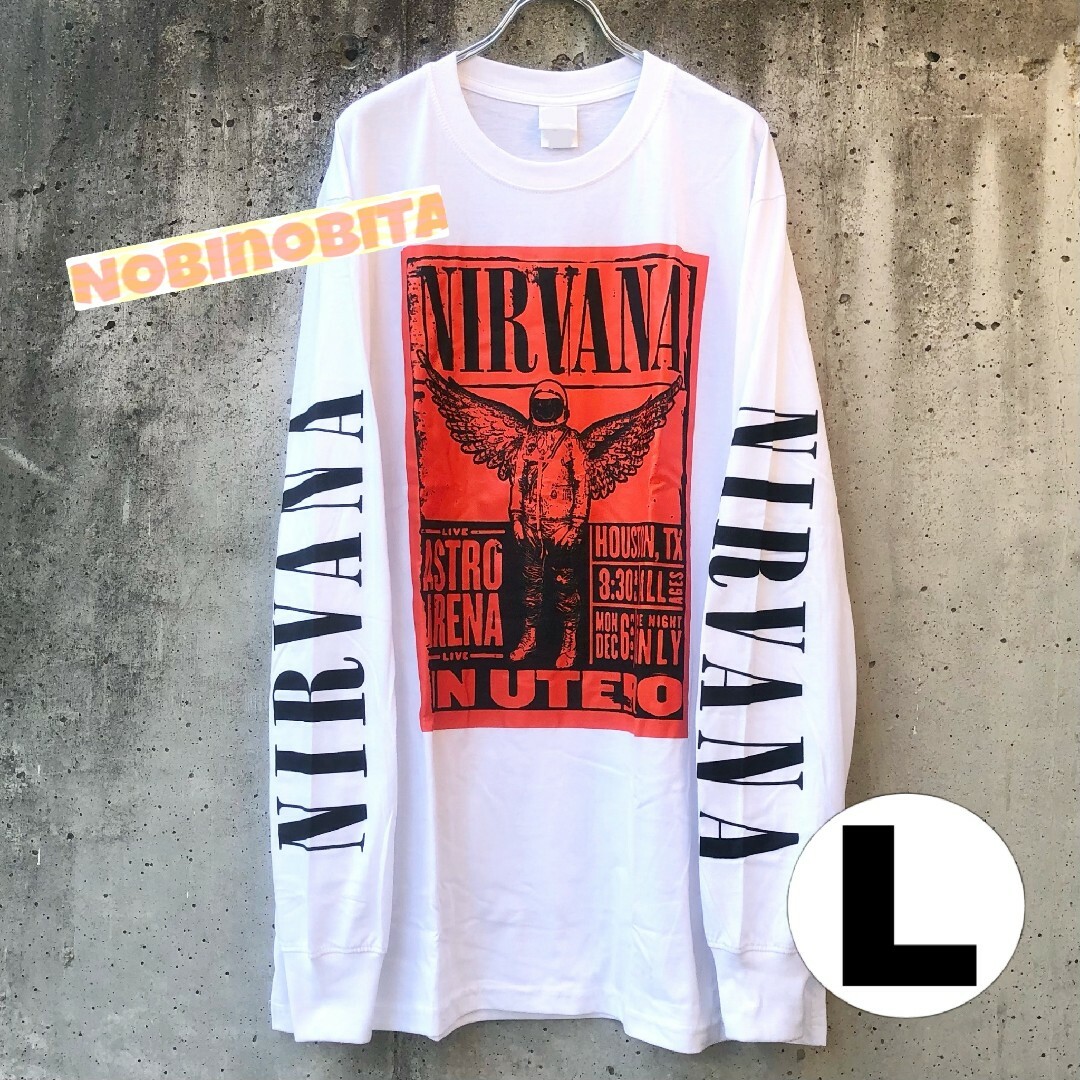 METALLICA(メタリカ)のL長袖T/ nirvana ポスター Tシャツ メンズのトップス(Tシャツ/カットソー(七分/長袖))の商品写真