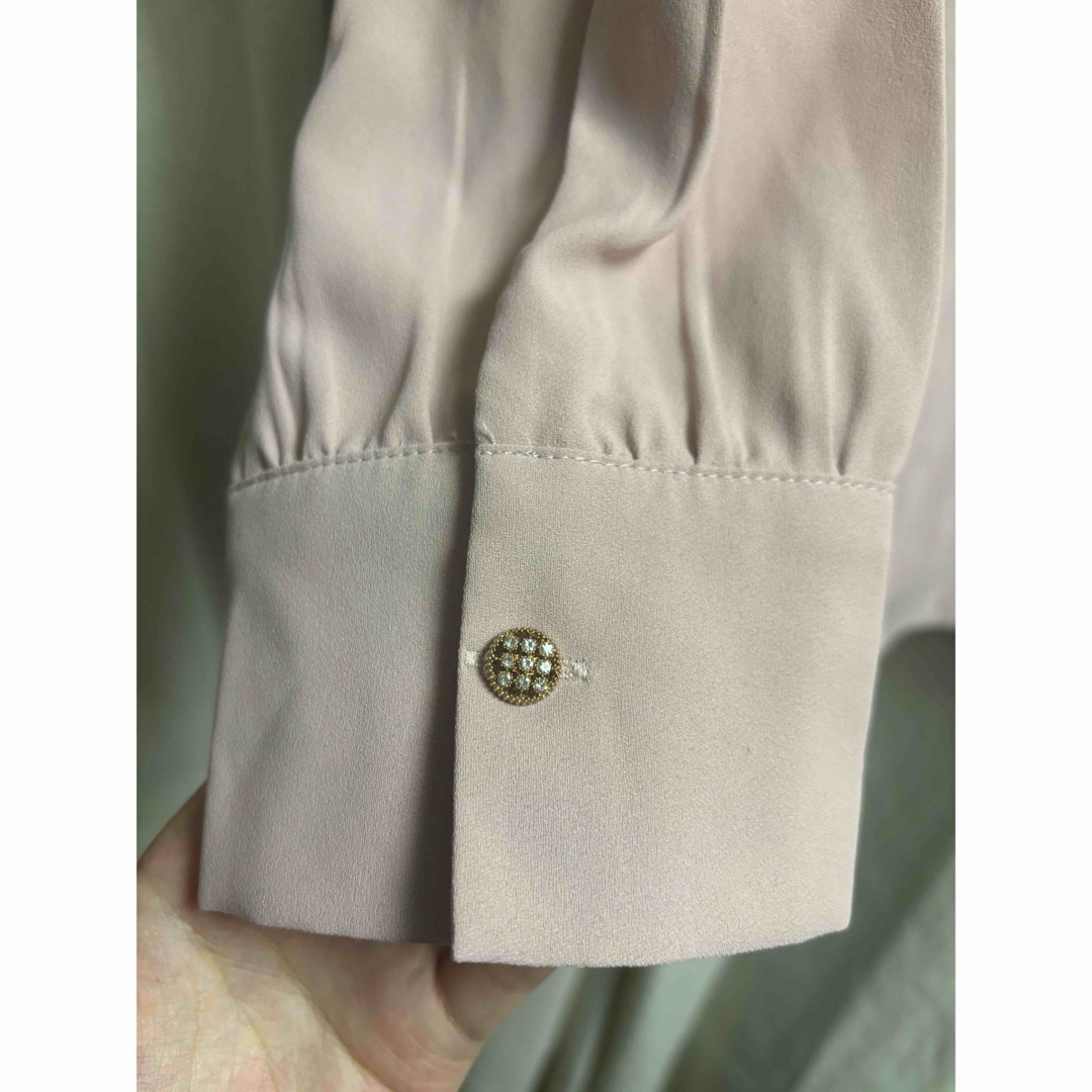 シャツ ブラウス レディース 長袖 スカーフカラー ボウタイブラウス  レディースのトップス(シャツ/ブラウス(半袖/袖なし))の商品写真