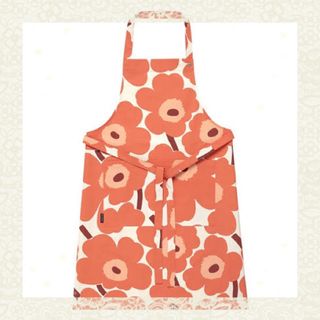 マリメッコ(marimekko)のマリメッコ　エプロン　アプリコット(その他)