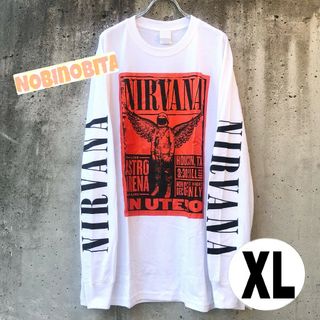 METALLICA - XL長袖T/ nirvana ポスター Tシャツ