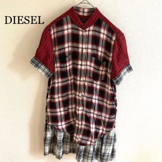 ディーゼル(DIESEL)の♔︎DIESEL♔︎切替シャツワンピース(ミニワンピース)