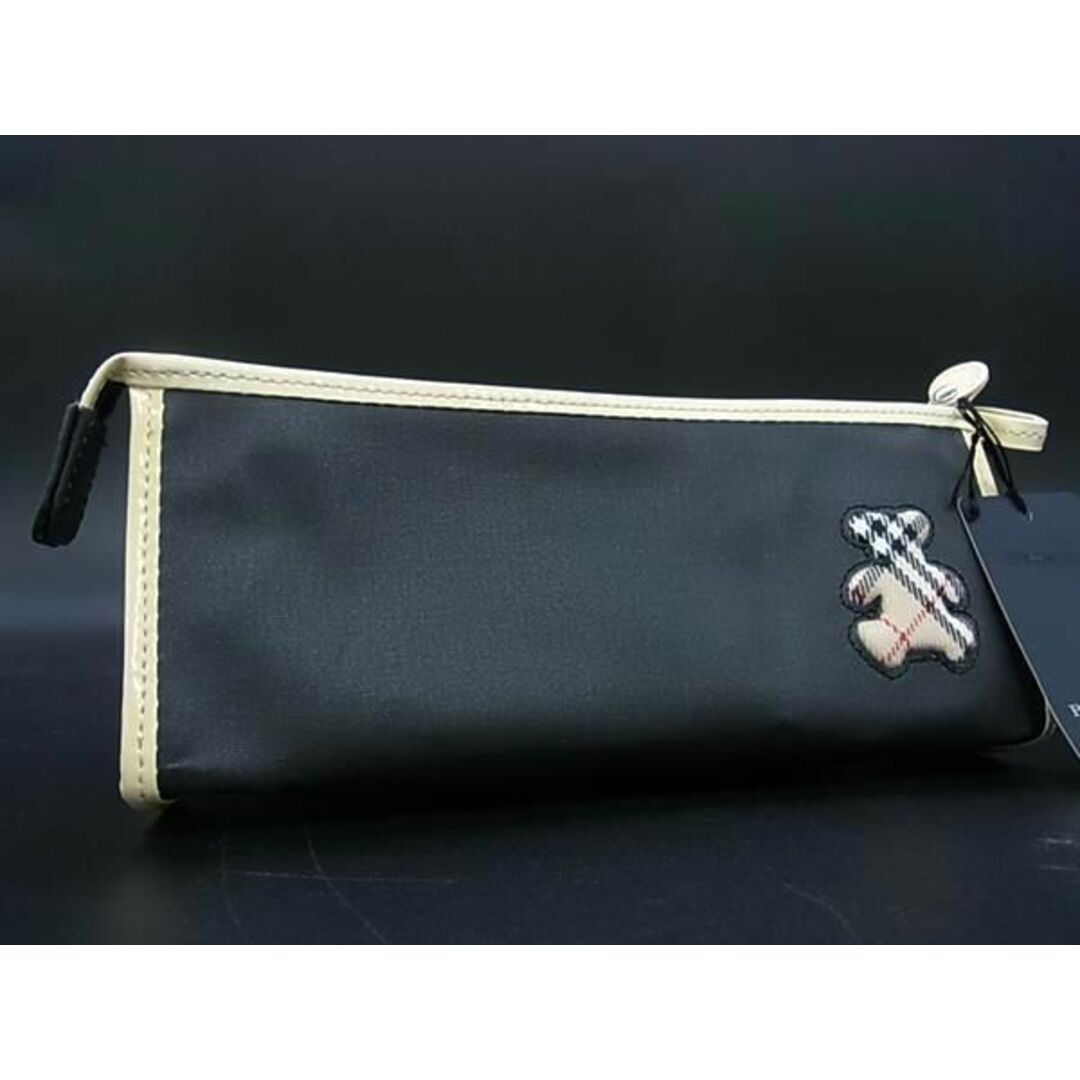 BURBERRY(バーバリー)の■極美品■ BURBERRY バーバリー PVC ンケース 筆入れ ペン入れ 文房具 レディース ブラック系 FA1261  メンズのメンズ その他(その他)の商品写真