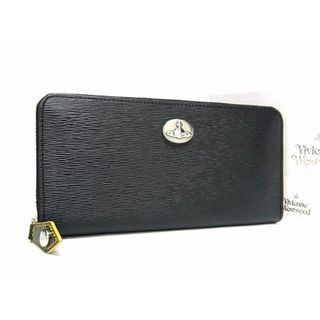 ヴィヴィアンウエストウッド(Vivienne Westwood)の■新品■未使用■ Vivienne Westwood ヴィヴィアンウエストウッド オーブ レザー ラウンドファスナー 長財布 札入れ ブラック系 AW1926 (長財布)