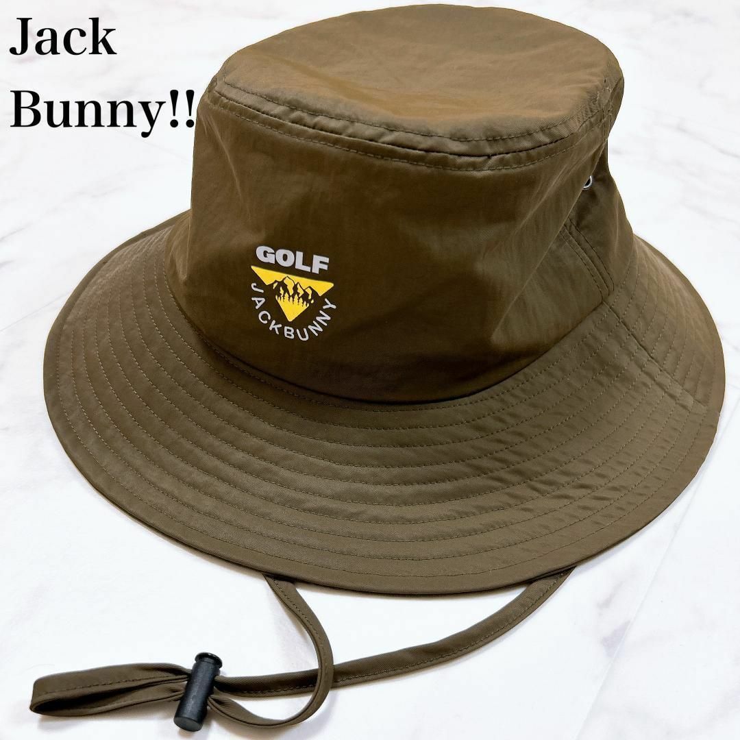 JACK BUNNY!!(ジャックバニー)の◇【未使用品】JACKBUNNY GOLF バケット サファリハット あご紐付 レディースの帽子(ハット)の商品写真