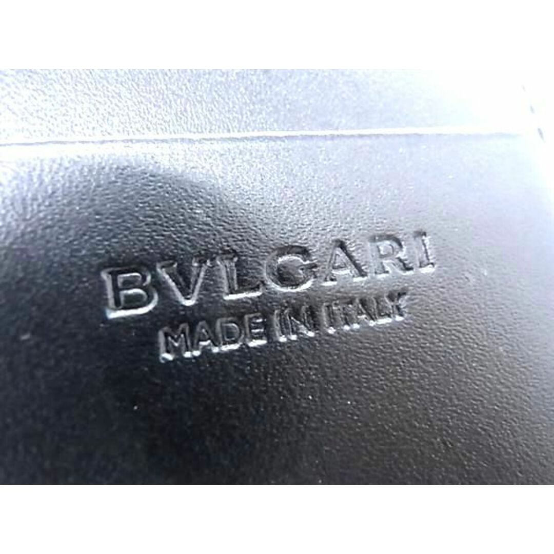 BVLGARI(ブルガリ)の■新品同様■ BVLGARI ブルガリ PVC×レザー フラグメントケース コインケース カードケース メンズ ブラック系 FC2604  メンズのファッション小物(その他)の商品写真