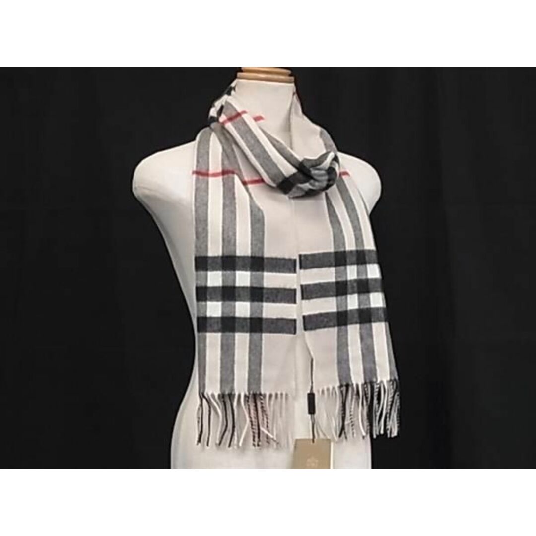 BURBERRY - □新品□未使用□ BURBERRY バーバリー ノバチェック カシミヤ100％ フリンジ マフラー ストール  ライトベージュ系×ブラック系 FC2597 の通販 by pleasureラクマ店｜バーバリーならラクマ