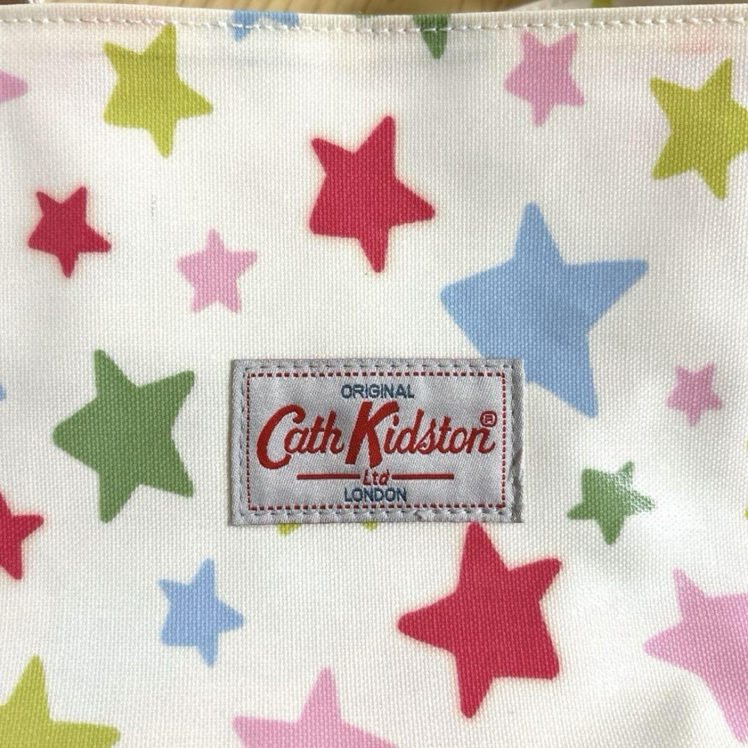 Cath Kidston(キャスキッドソン)の最終値下げ❣️CathKidston バッグ　ホワイト　星　スター レディースのバッグ(ハンドバッグ)の商品写真